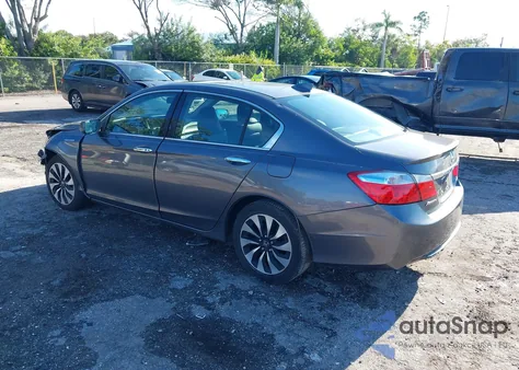2014 Honda Accord Hybrid Ex-L from USA, damaged, VIN 1HGCR6F54EA006086